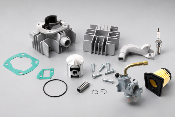 Tuning Set Sachs 504 505 mit Vergaser und Luftfilter