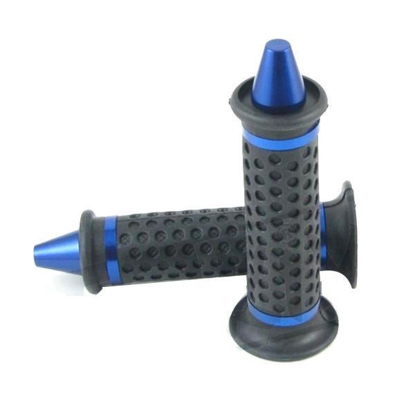 Universal Lenkergriffe Griffe Tuning Schwarz Blau Roller Scooter Motorrad