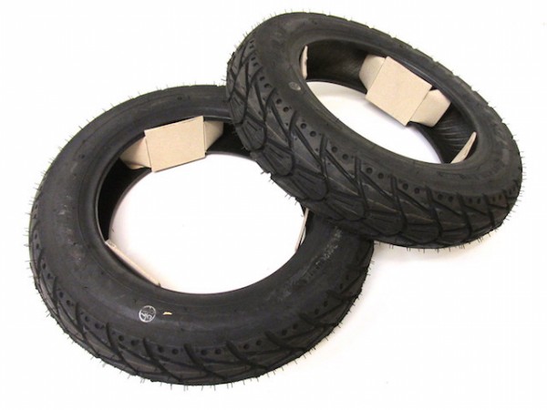 Allwetter Roller Reifen Satz KENDA 90/90 - 10 K415 4PR 50J TL M+S