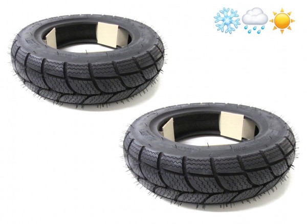 2x Winter Roller Reifen Kenda K701 3.00-10 47L M+S Vespa V50 PK PV ET3 PX XL