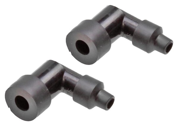 2x Zündkerzenstecker wie LZFH | 90° abgewinkelt | Roller, Scooter, Mofa, Moped