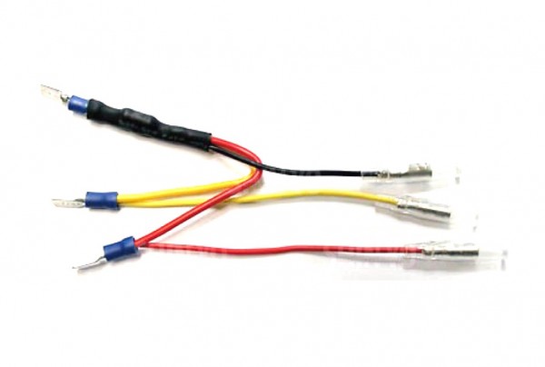 Widerstand mit Adapterkabel für LED-Rücklicht 6,3mm BMW R 1200 GS LC ABS (2004 - 2014)