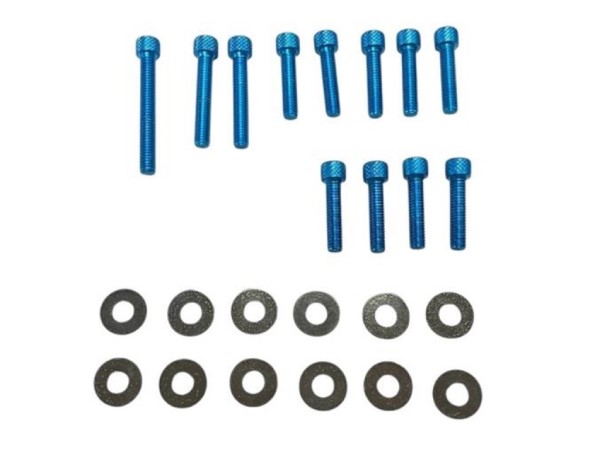 Variodeckel Schrauben Set Minarelli blau