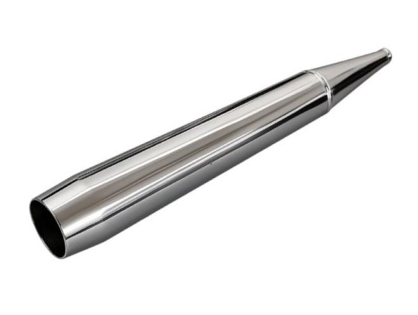 chrom auspuff 32mm zündapp seitliche ansicht