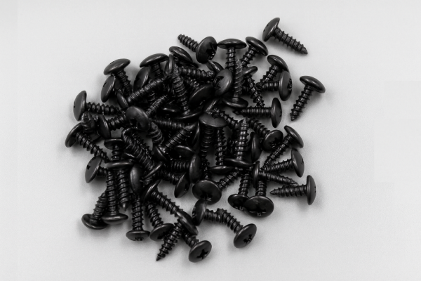 Verkleidungsschrauben Set M4/M5 schwarz für Roller
