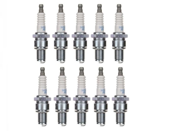 10x Zündkerze für mit Langgewinde für ATU CPI Generic Keeway Sachs Yamaha MBK 50 ccm 2T