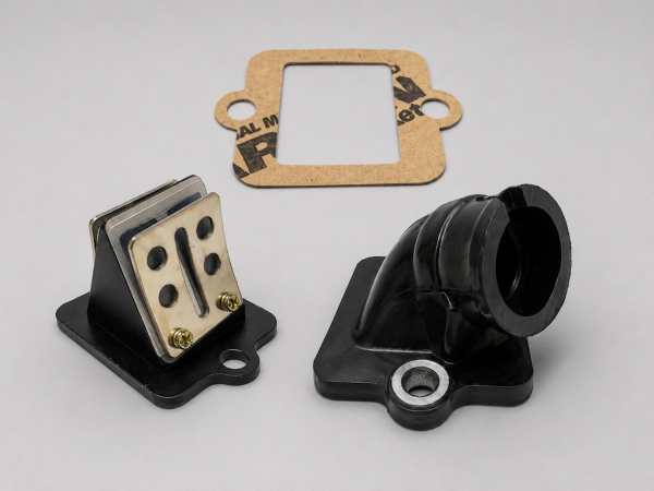 Tuning Ansaugstutzen Membranblock Dichtung Set für Piaggio 2-Takt 50ccm