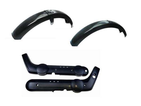 Verkleidungsset Schwarz für Piaggio Vespa Ciao – Kotflügel & Seitendeckel