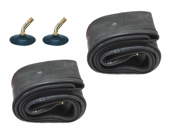 2x KENDA Roller Schlauch 120/70-12 130/70-12 mit 45 Grad Winkelventil