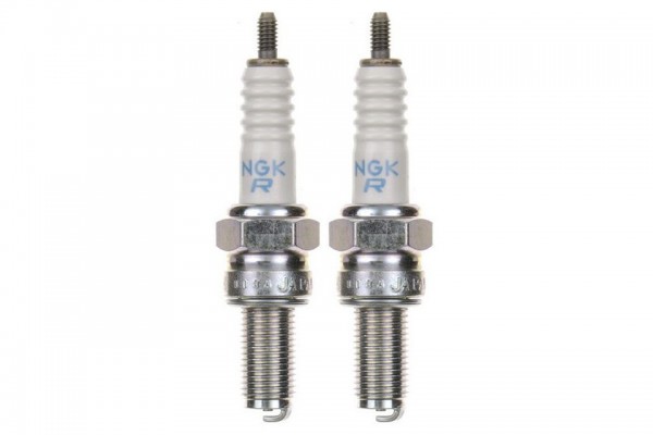 2x NGK Zündkerze CR9E – Motorrad Zündkerzenset (10 mm, 4-Takt/2-Takt)