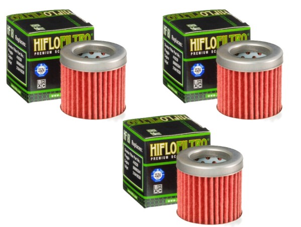 3x Ölfilter HF181 für Piaggio Liberty Sfera 125 RST Hexagon Vespa ET4