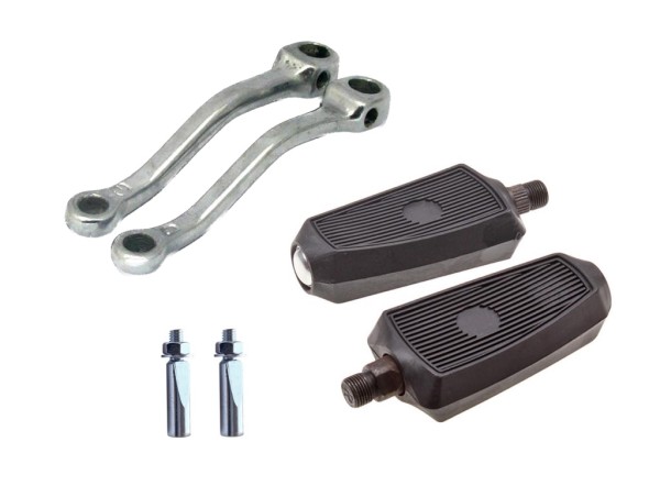 Pedal Set Hercules Prima M2–M5 mit 140 mm Tretkurbel
