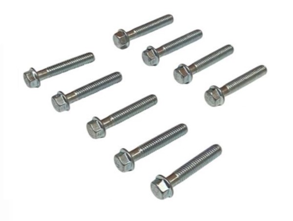 Variodeckel Schrauben Satz Silber GY6 4T 10/12 Zoll & Kymco