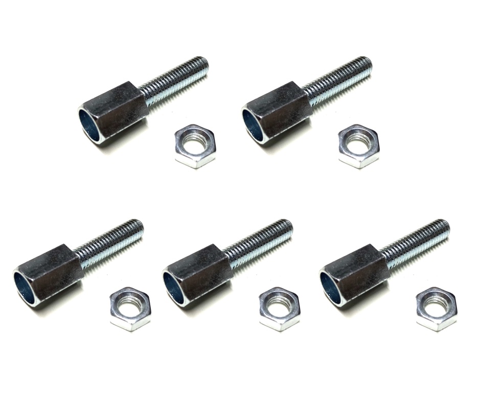 Bowdenzug Verbinder Easyboost Schraubnippel 5x7,5mm - Gaszug Befestigung Für Roller & Mofa Shimano Schaltzug