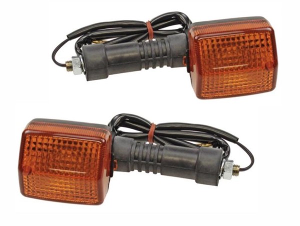 Blinker Set E-geprüft 12V 21W | 2 Stück für Honda CB 500, NX 650, XL 600, XRV 750
