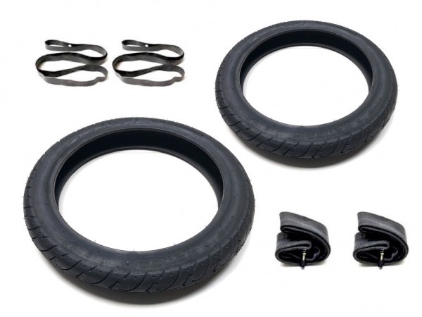 2x Reifen 2.75-16 Zoll Mantel Set Schlauch für Simson Zündapp Hercules Kreidler