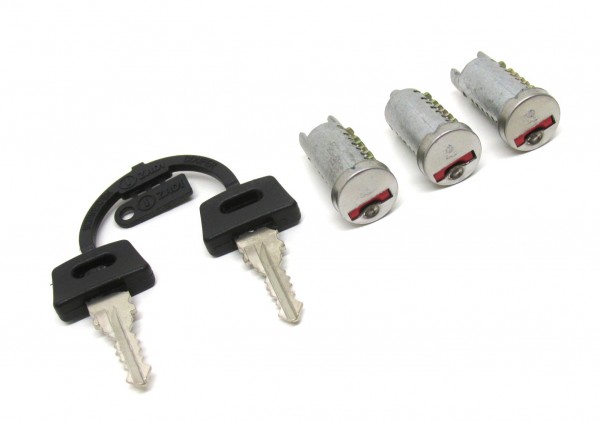 Schloss Set Piaggio NRG TPH Zip mit 2 Schlüsseln