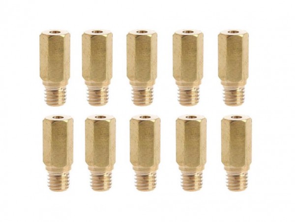 10x Hauptdüse M5 Düse Gr. 148-170 für 21 24 28mm Keihin PWK Vergaser