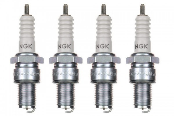 4x Zündkerze NGK B9EG für Motorrad / Roller