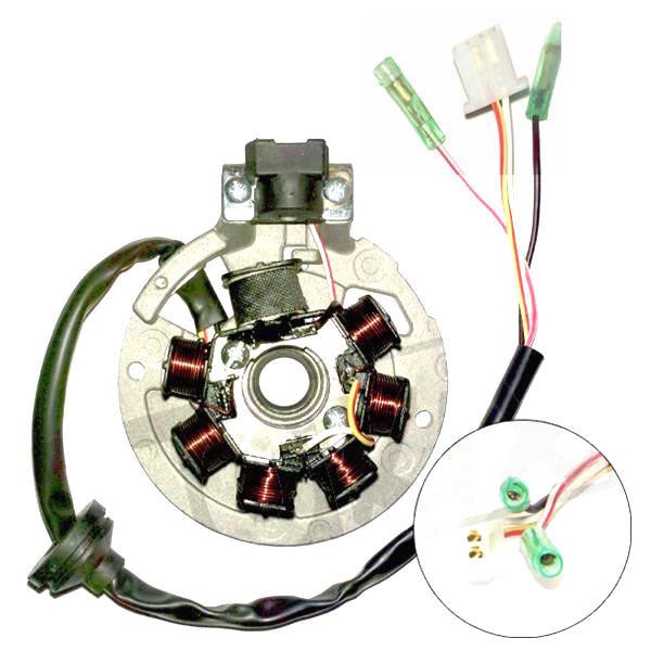 Lichtmaschine Zündung Stator 4 Kabel für CPI, Keeway, Generic, ATU 50