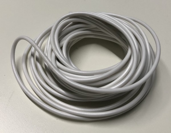 5m Kabel Leitung 0,5mm für Kabelbaum Weiss für Zündapp Hercules Kreidler