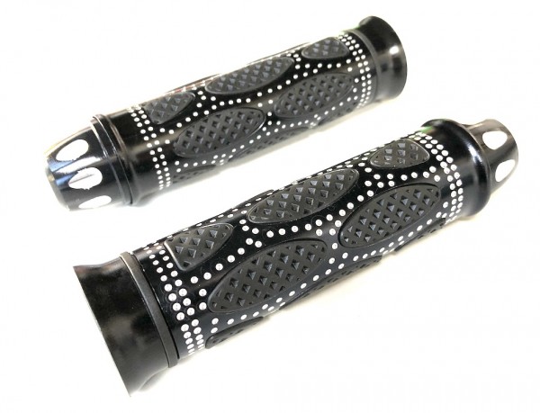Tuning Lenkergriffe oval schwarz für Roller und Motorräder