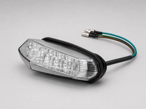 Universal LED Rücklicht Klar 10 LEDs E-geprüft für Roller Motorrad
