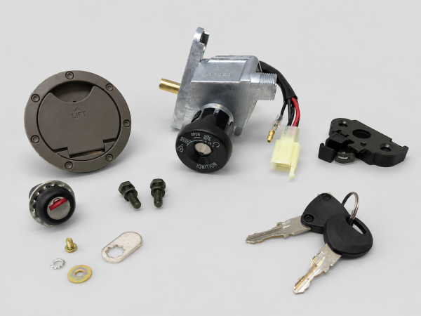 Schlosssatz für Yamaha Aerox MBK Nitro bis 2002 Zündschloss Tankdeckel