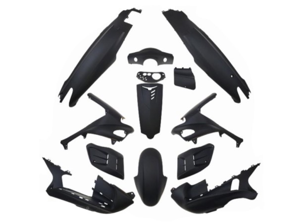 Verkleidungsset Gilera Runner 13-teilig schwarz matt