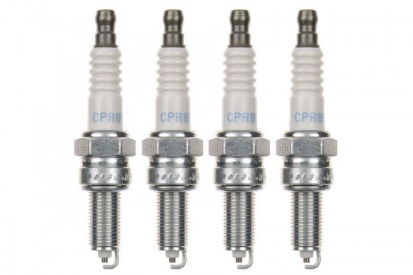 4x Zündkerze CPR8E Zündkerzen Set 4 Stück für Motorrad / Roller / Scooter / Quad