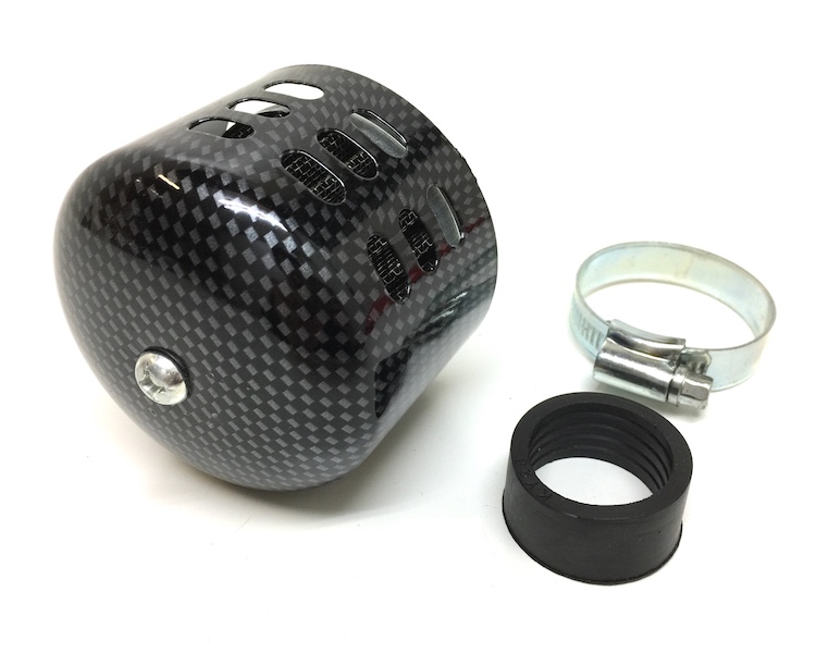 Sport Luftfilter Rund 35mm Rot/schwarz – Für Yamaha Aerox & MBK Nitro, 2-Takt Roller Tuning